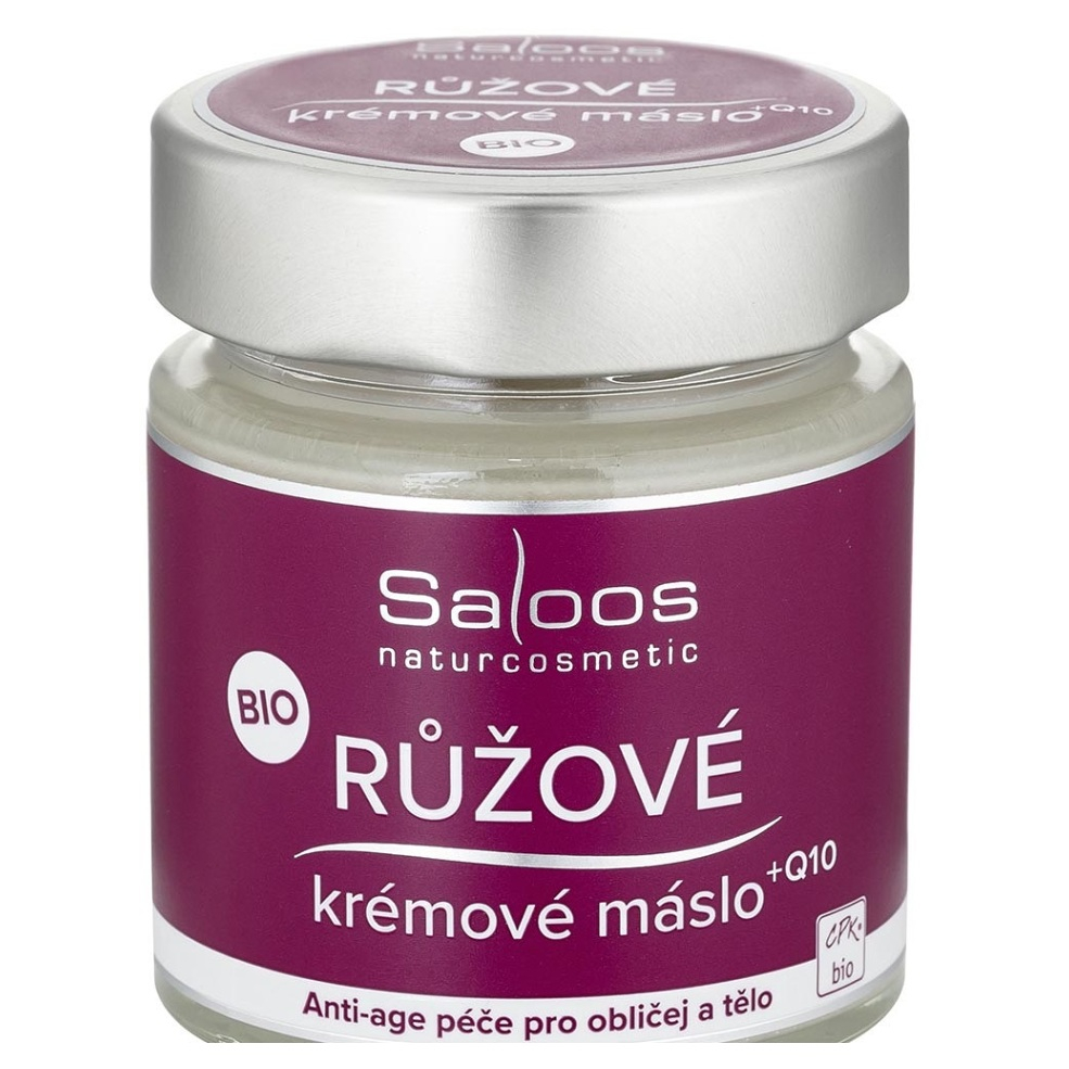 Krémové maslo Ružové BIO SALOOS Naturcosmetics 110 ml