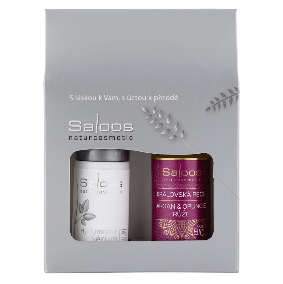 SALOOS Ruža 20 ml & Hyaluronové sérum 15 ml Darčekové balenie