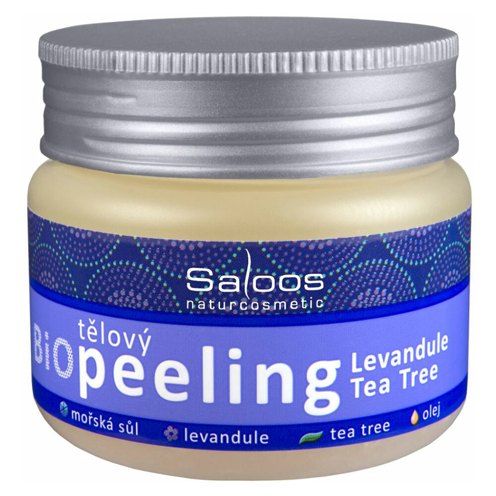 SALOOS Bio Telový peeling - Levanduľa - Tea tree 140 ml kúpite na Mojalekaren.sk