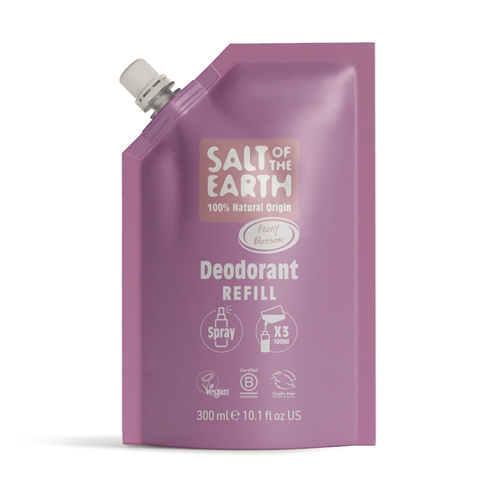 SALT OF THE EARTH Náplň dezodorant spray Peóny blossom 300 ml