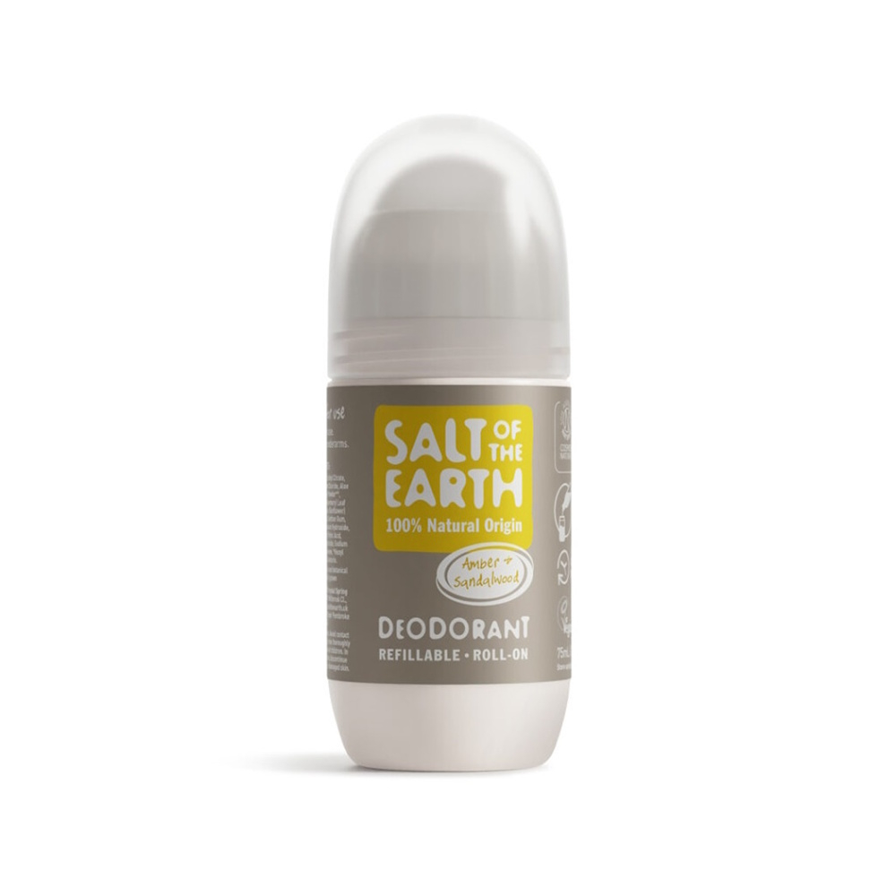 E-shop SALT OF THE EARTH Prírodný Deo Roll-on Amber & Santalwood 75 ml