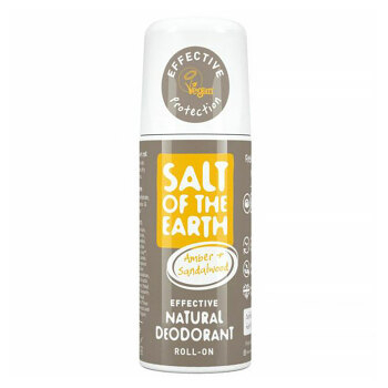 SALT OF THE EARTH Prírodný minerálny dezodorant roll-on Amber & Santalwood 75 ml