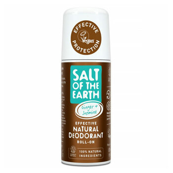 SALT OF THE EARTH Prírodný minerálny dezodorant roll-on Ginger & Jasmin 75 ml
