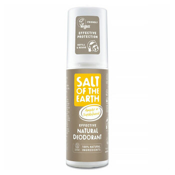 SALT OF THE EARTH Prírodný minerálny dezodorant spray Amber & Santalwood 100 ml