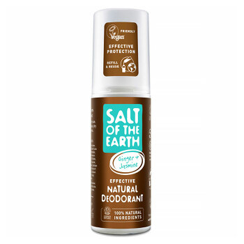 SALT OF THE EARTH Prírodný minerálny dezodorant spray Ginger & Jasmine 100 ml