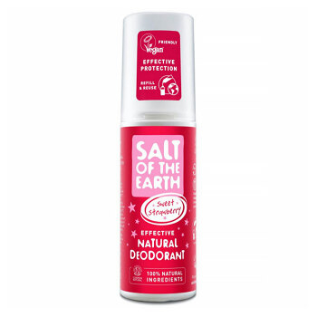 SALT OF THE EARTH Prírodný minerálny dezodorant spray Sweet Strawberry pre dievčatá 100 ml