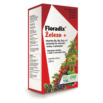 SALUS Floradix železo+ sirup 500 ml