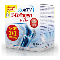 SALUTEM GelActiv 3-Collagen Forte 60 + 60 kapsúl ZADARMO