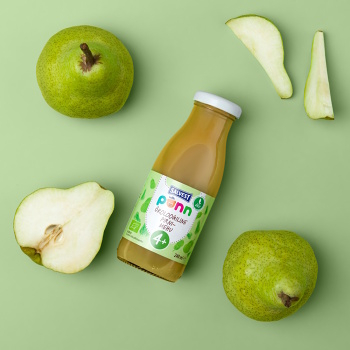 SALVEST Põnn Hrušková šťava s dužinou od 4.mesiaca 240 ml (Ovocné šťavy) - BIO, Ekologické - obrázok 2/3