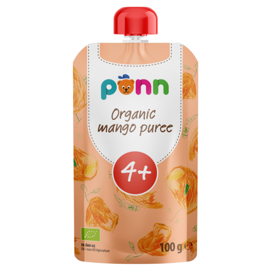 SALVEST Põnn Ovocná kapsička Mango 100% BIO 100 g