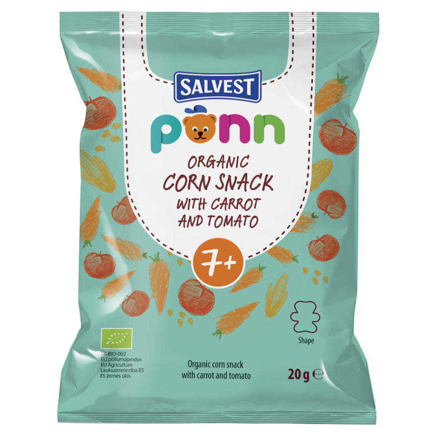 Salvest Põnn BIO chrumky pre deti paradajka 20 g