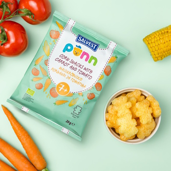 SALVEST Põnn Paradajkové chrumky od 7. mesiaca BIO 20 g (Sušienky, piškóty a detské chrumky) - BIO - obrázok 2/3