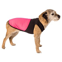 SAMOHÝL EXCLUSIVE Hanah termo tielko pre psov čierno-ružové 1 ks, Veľkosť oblečku: 55