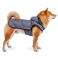 SAMOHÝL EXCLUSIVE Pastel Lux II Sport Zimná vesta pre psov šedá 1 ks, Veľkosť oblečku: 70