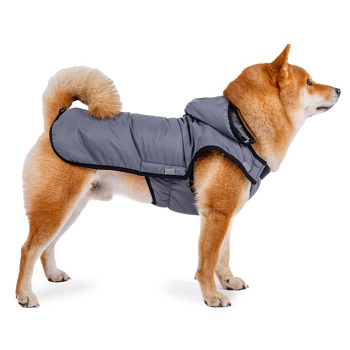 SAMOHÝL EXCLUSIVE Pastel Lux II Sport Zimná vesta pre psov šedá 1 ks, Veľkosť oblečku: 28