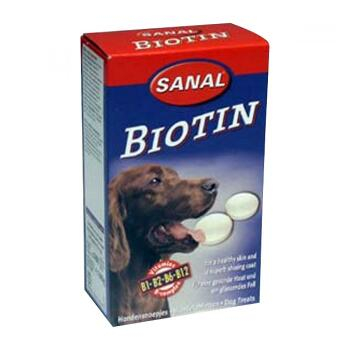 SANAL Biotín s vitamínmi pre psov 100 tabliet