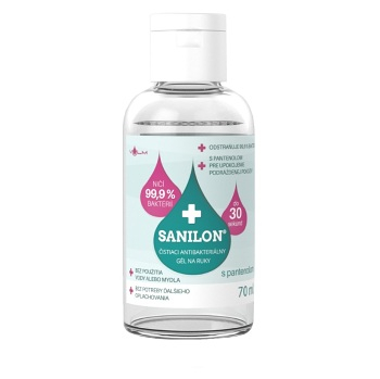 SANILON Čistiaci antibakteriálny gél na ruky 70 ml