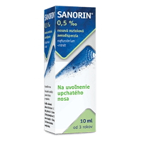 SANORIN 0,5 ‰ nosová roztoková aerodisperzia 10 ml