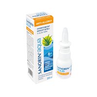 SANORIN Aqua Anti-allergy nosový sprej 20 ml 31.05.2022