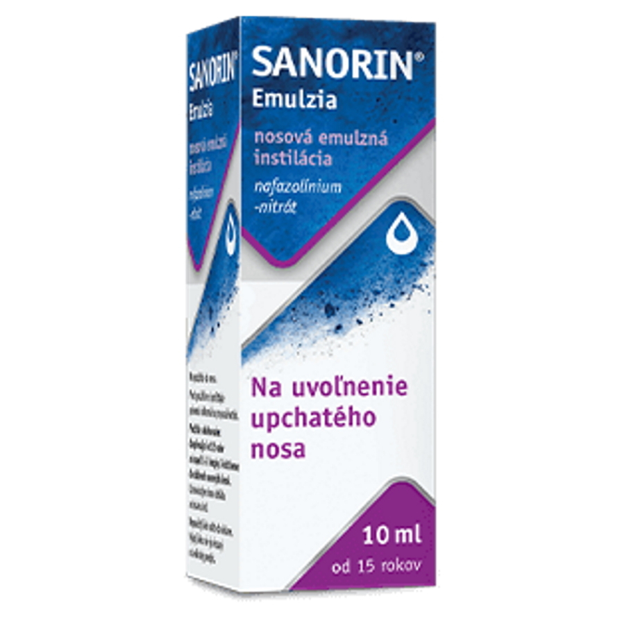 SANORIN Emulzia nosová emulzná instilácia 10 ml kúpite na Mojalekaren.sk