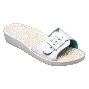 SANTÉ Dámske šľapky biele 1 pár, Veľkosť obuvi: 38