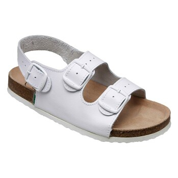 SANTÉ Dámske sandále S biele 1 pár, Veľkosť obuvi: 35