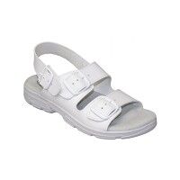 SANTÉ Dámske sandále biele 1 pár, Veľkosť obuvi: 37