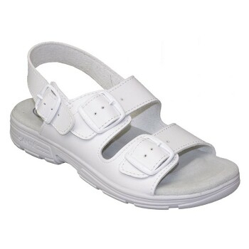 SANTÉ Dámske sandále biele 1 pár, Veľkosť obuvi: 37