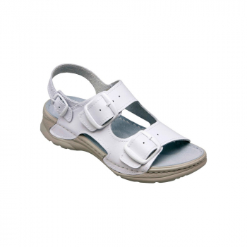 SANTÉ Dámske sandále biele 1 pár, Veľkosť obuvi: 38