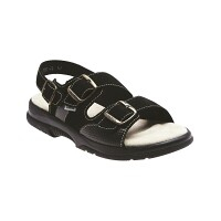 SANTÉ Dámske sandále čierne 1 pár, Veľkosť obuvi: 40