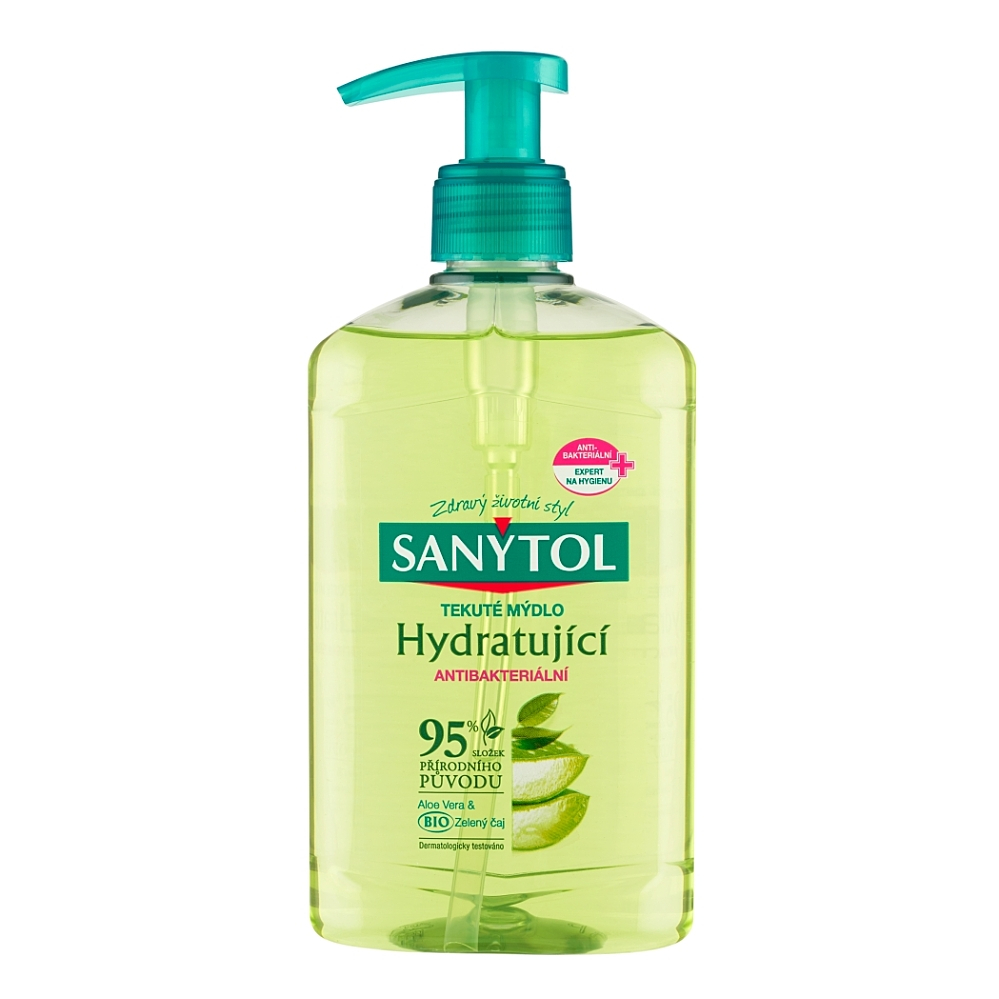 SANYTOL Antibakteriálne mydlo hydratujúce 250 ml