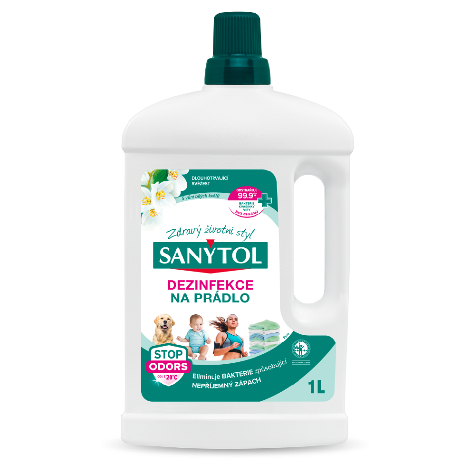 SANYTOL Dezinfekcia na bielizeň 1 l kúpite na Mojalekaren.sk