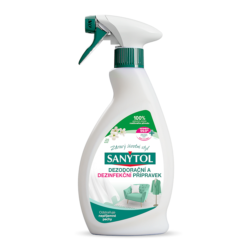 SANYTOL Dezodoračný a dezinfekčný prípravok na tkaniny 500 ml