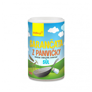 WOLFBERRY Sarančatá z panvičky soľ 40 g (Sušený hmyz) - Slané