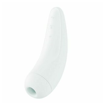 SATISFYER Curvy 2+ White vibrátor na stimuláciu klitorisu