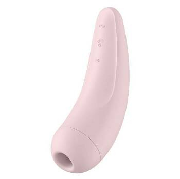 SATISFYER Curvy 2+ Pink vibrátor na stimuláciu klitorisu