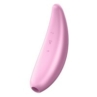 SATISFYER Curvy 3+ Pink vibrátor na stimuláciu klitorisu