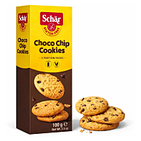 SCHÄR Choco chip cookies sušienky s kúskami čokolády bez lepku 100 g