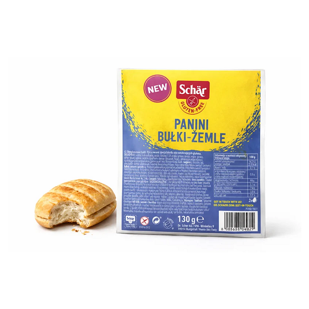 SCHÄR Žemle panini okrúhle bez lepku 130 g