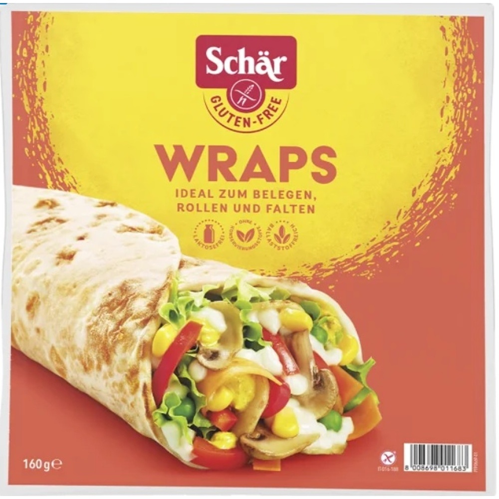 Schär WRAP bezgluténový 160 g