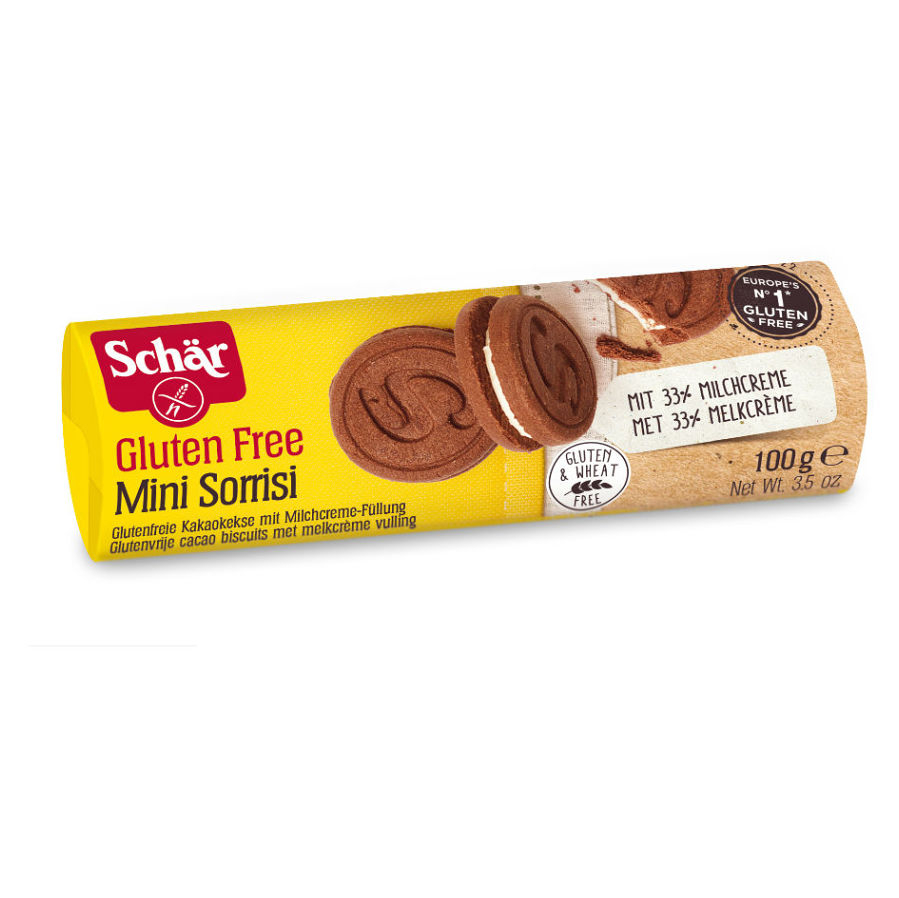 SCHÄR Mini Sorrisi bezlepkové sušienky 100 g