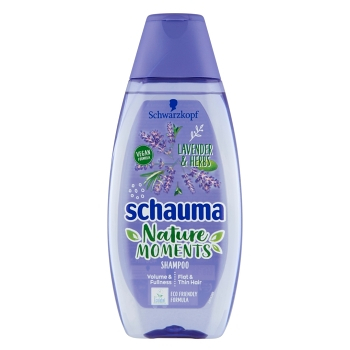 SCHAUMA Nature Moments Šampón na vlasy Levander 400 ml