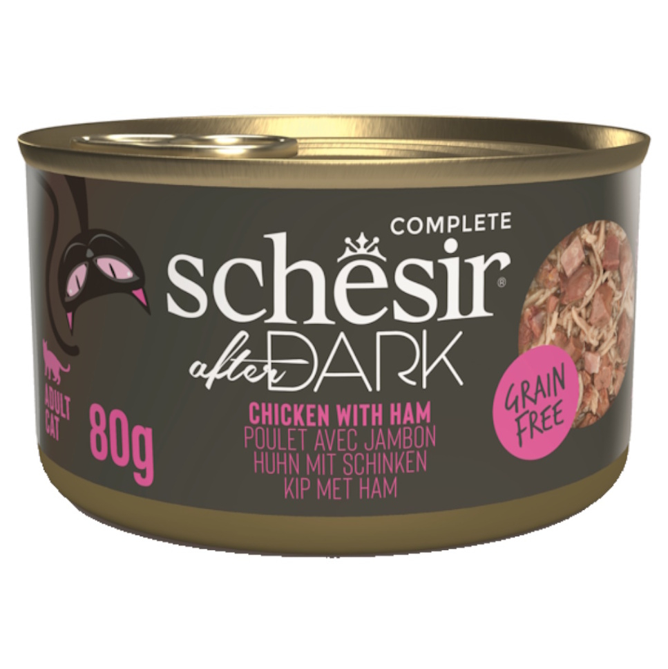 E-shop SCHESIR After Dark Wholefood konzerva pre mačky kura a šunka 80 g