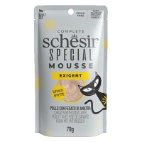 SCHESIR Special Mousse Exigent kapsička pre mačky kura a pečeň 70 g