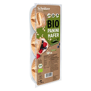 SCHNITZER Panini ovsené bezlepkové 180 g BIO (Bezlepkové pečivo) - BIO