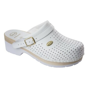 SCHOLL Clog super comfort zdravotná obuv biela, Veľkosť obuvi: 44