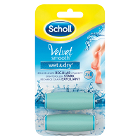 SCHOLL náhradné valčeky do elektrického pilník na chodidle Wet &amp; Dry hrubej 2 ks