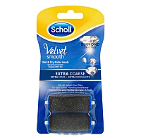 SCHOLL Velvet smooth rotačná hlavica extra drsná 2 kusy