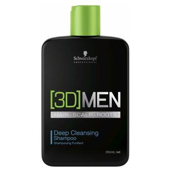 SCHWARZKOPF 3DMen Deep Cleansing Hĺbkovo čistiaci šampón 250 ml