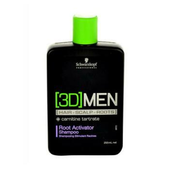 SCHWARZKOPF 3DMEN Root Activator Šampón pre mužov pre riedke vlasy 250 ml (Šampóny) - Čistiace